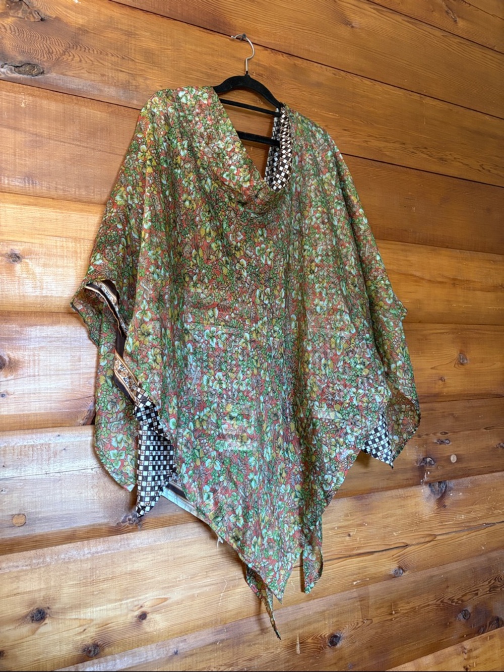 GURU 100% Silk Wrap Around Reverseable Tie Skirt